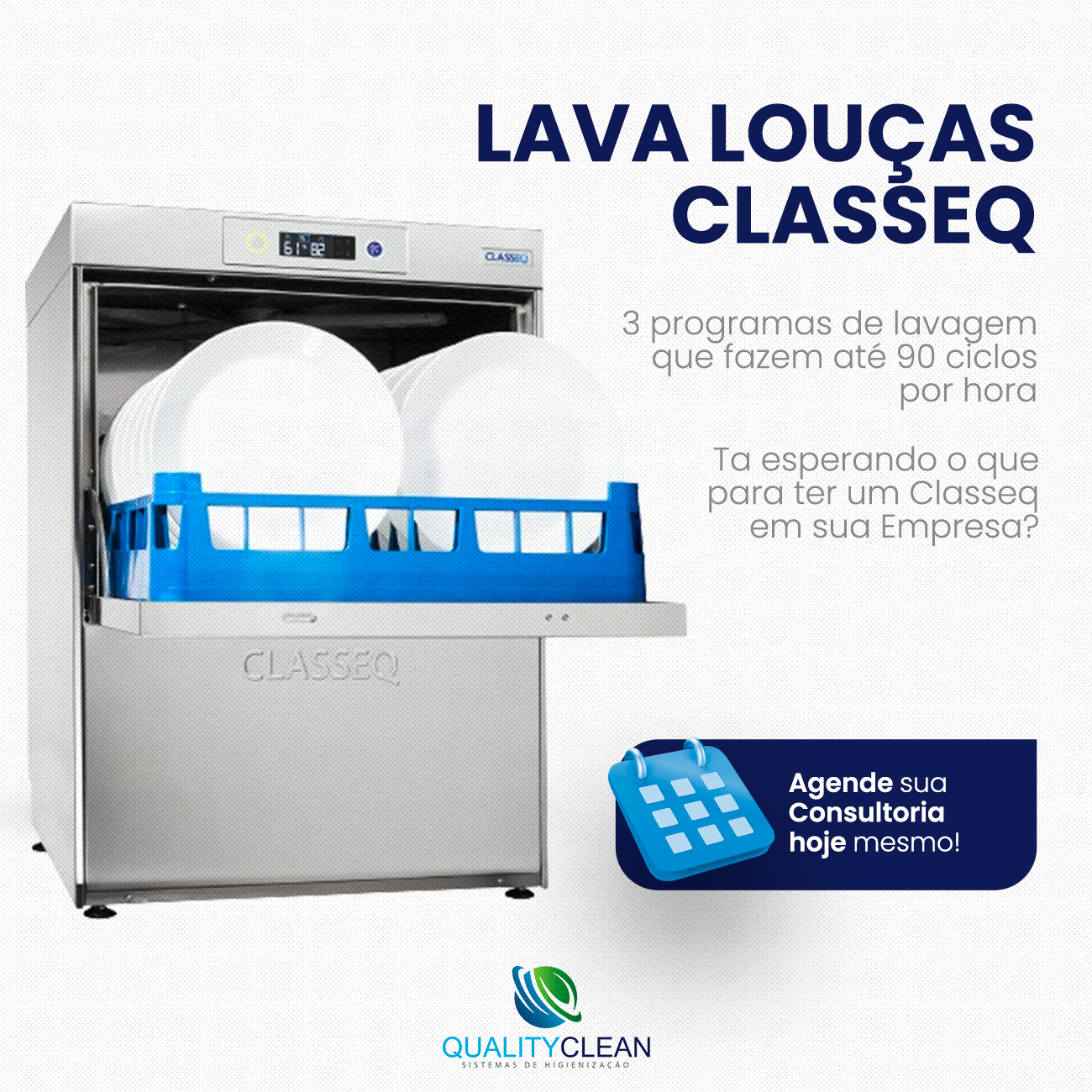 Lava Louças Classeq D3000 - Venda Qualityclean